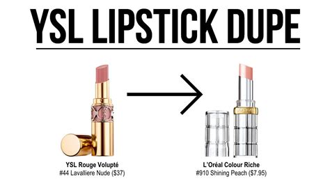 ysl 44 lipstick dupe|expensive lipstick dupes.